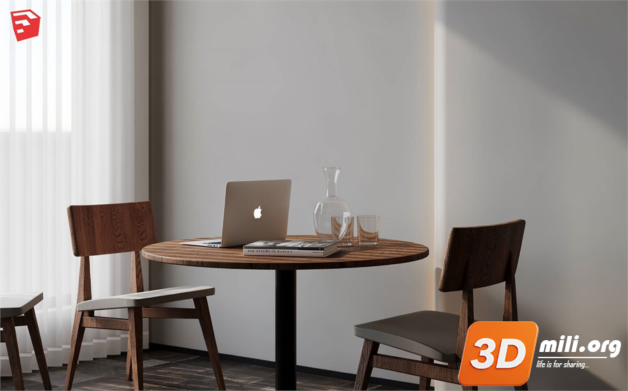 Dining Table Set Skp Files